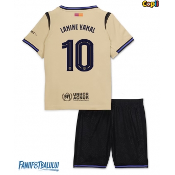 Barcelona Lamine Yamal #10 Echipament de Fotbal Replică 2025-26 Copii Deplasare (+ Șorturi)
